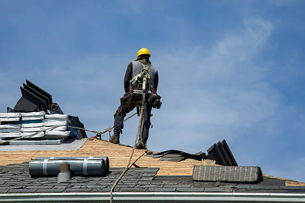Professional Roof Replacement technician working in Breckenridge, TX